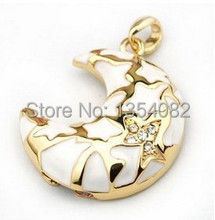 USB Flash Drive Thumb Stick Flash Disk 4GB 8GB 16GB 32GB 64GB Jewelry Necklace Moon Gift Pen Drive