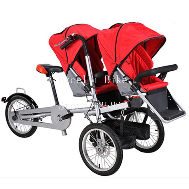 1-Taga Pushchair-Bicycle Folding Taga Bike 16inch Mother Baby Stroller Bike baby stroller 3 in 1 Convertible Stroller Carriage stroller