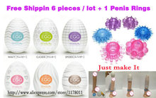 Wholesale six types TENGA EGG+Cockring,Male Masturbator,Silicon Pussy,Masturbatory Cup+Cock Ring,Sex Toys Japan EGG,Sex Products