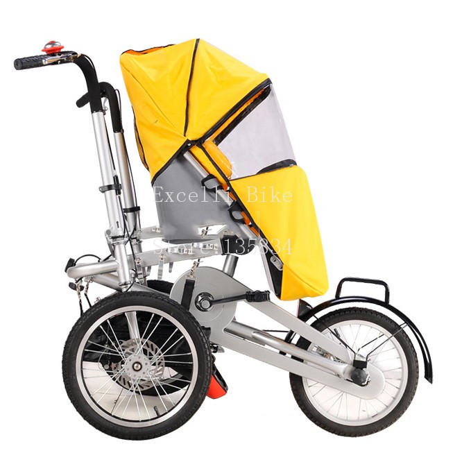 G04-Taga Pushchair-Bicycle Folding Taga Bike 16inch Mother Baby Stroller Bike baby stroller 3 in 1 Convertible Stroller Carriage stroller