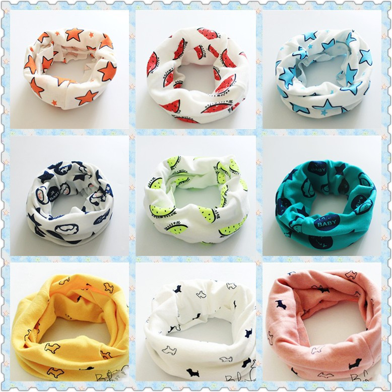 NEW STYLE 2015 Autumn Winter Children Baby scarf Kids Boys and girls O Style warm Cotton Child collar neckerchief FL03