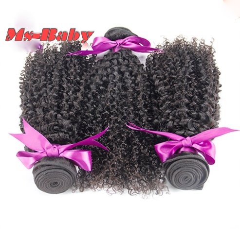 Free Shipping 6A Unprocessed Natural Brazilian Kinky Curly Hair Products 4Pcs Afro Kinky Hair Extension Weave Bundles
