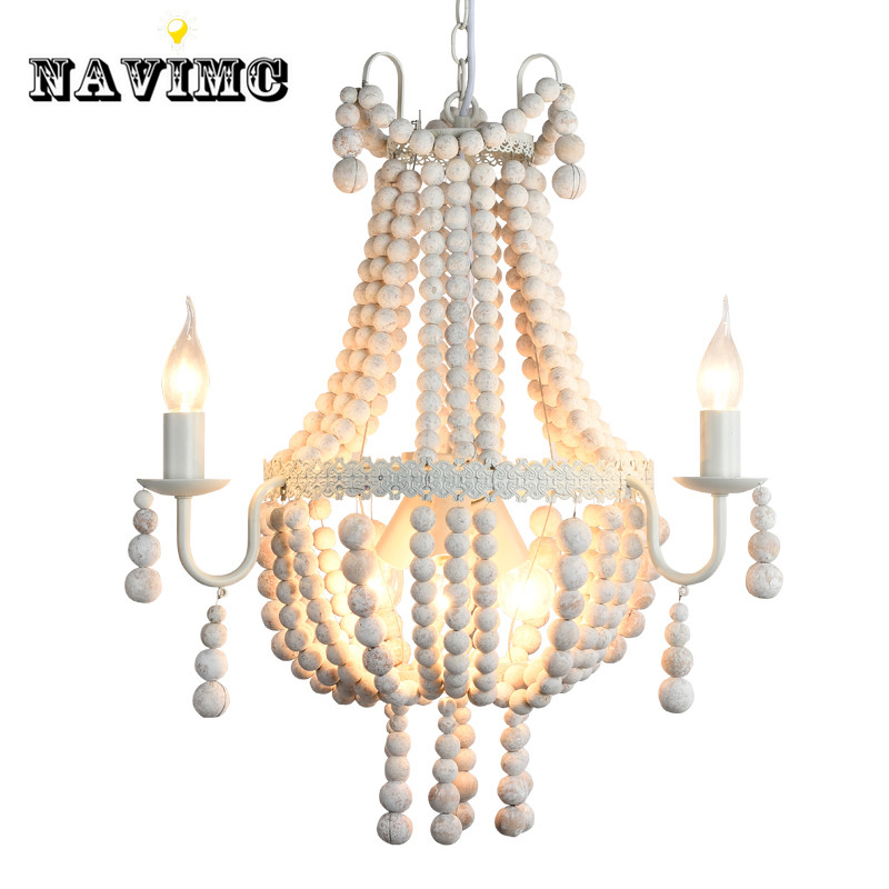 Online Kaufen Großhandel holz perlen kronleuchter aus China holz perlen