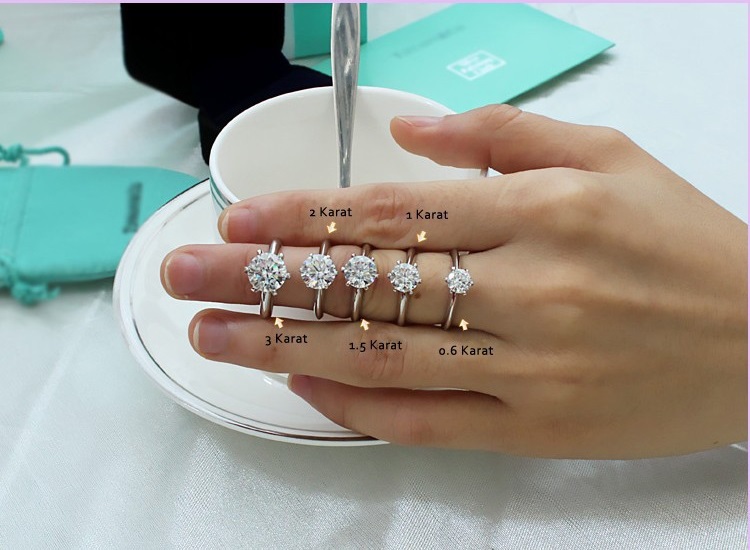 2 karat diamond wedding ring