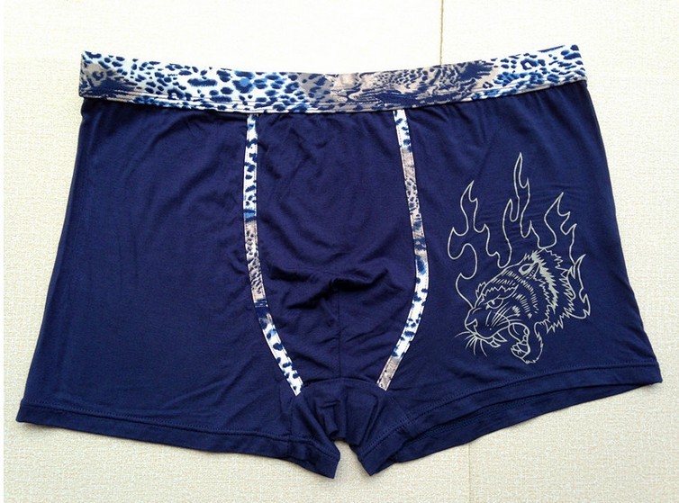 1 Piece Cool Mens Boxers Shorts Comfortable Bamboo Fiber Underwear Men