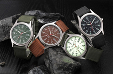 New Relojes Fashion Men Watches Military Army Men’s Date Canvas Band Sport Dress Men Watches 2015 Brand Luxury Wrist Watch
