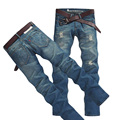 Brand Leisure Blue Men's Jeans Stylish Designed Straight Men JeansSlim Fit Trousers Casual Jeans Men Pants Free Shipping Brand Leisure Blue Men's Jeans Stylish Designed Straight Men JeansSlim Fit Trousers Casual Jeans Men Pants Free Shipping