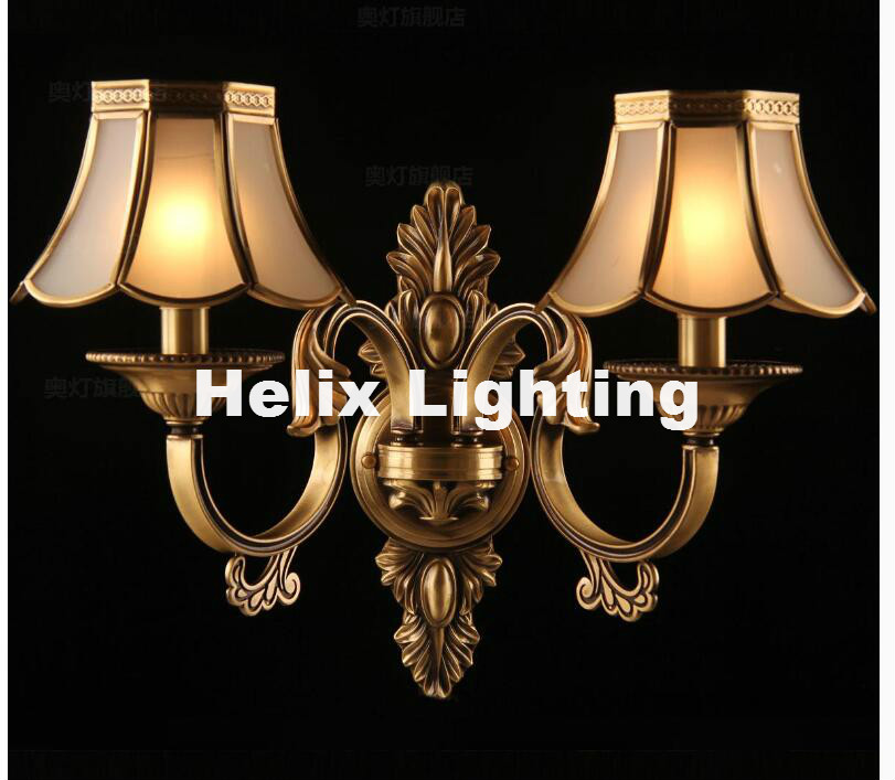 Description Picture 4 of itemFree Shipping European Classical Luxury Bronze Copper Art Outdoor Wall Lamp for Bedroom aisle Living room Corridor Garden Lamp