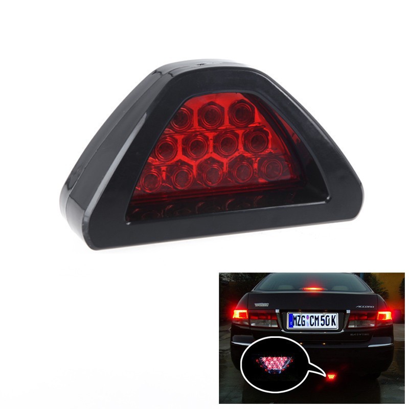 Emergency Vehicle Sucker Strobe Flash 12 LED Red Lights Car Brake Reverse Lamp Vehicle Warning