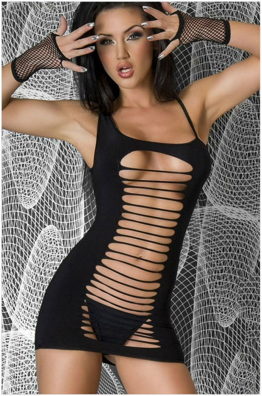 vestidos al cuerpo manga larga