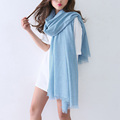 Women Scarf 2017 Solid Color Cotton Shawls and Wraps Warm Pashmina Luxury Brand Scarf Lady s