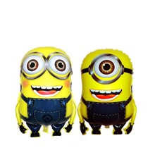 2pcs/lot 58*43cm JUMBO Despicable Me minions balloons large ballon helium baloons for party minion party foil GLOBOS air baloes