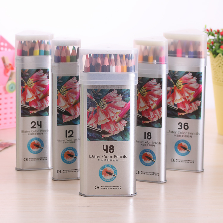12/18/24/36/48 color pencil lapices de colores Professional Non-toxic Lead-free Colored Pencil School Supplies Painting Pencils