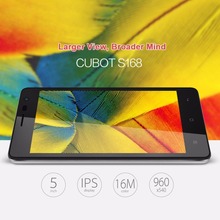 5” CUBOT S168 IPS QHD Screen 3G Smartphone Android 4.4 MTK6582 1.3GHz Quad Core Dual SIM 1G RAM 8G ROM GPS WIFI Cellphone