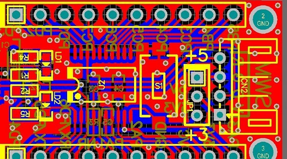 Stm8 Development Board Pcb Stm8s103 Schematic And Pcb File ...