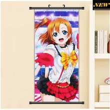 45X95CM Love Live School Idol Project Honoka Kosaka Cartoon Anime art wall picture mural poster art cloth scroll canvas painting