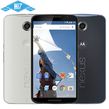 Original Motorola Google Nexus 6 Quad Core Mobile Phone 3GB RAM 32GB ROM 2.7GHz 5.96″ 2560×1440 Android 5.0 Lollipop 13.0MP