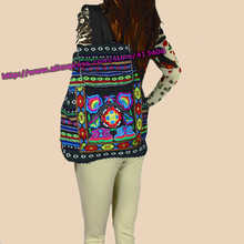 Tribal Vintage Hmong Thai Indian Ethnic Boho rucksack Boho hippie ethnic bag backpack bag L size