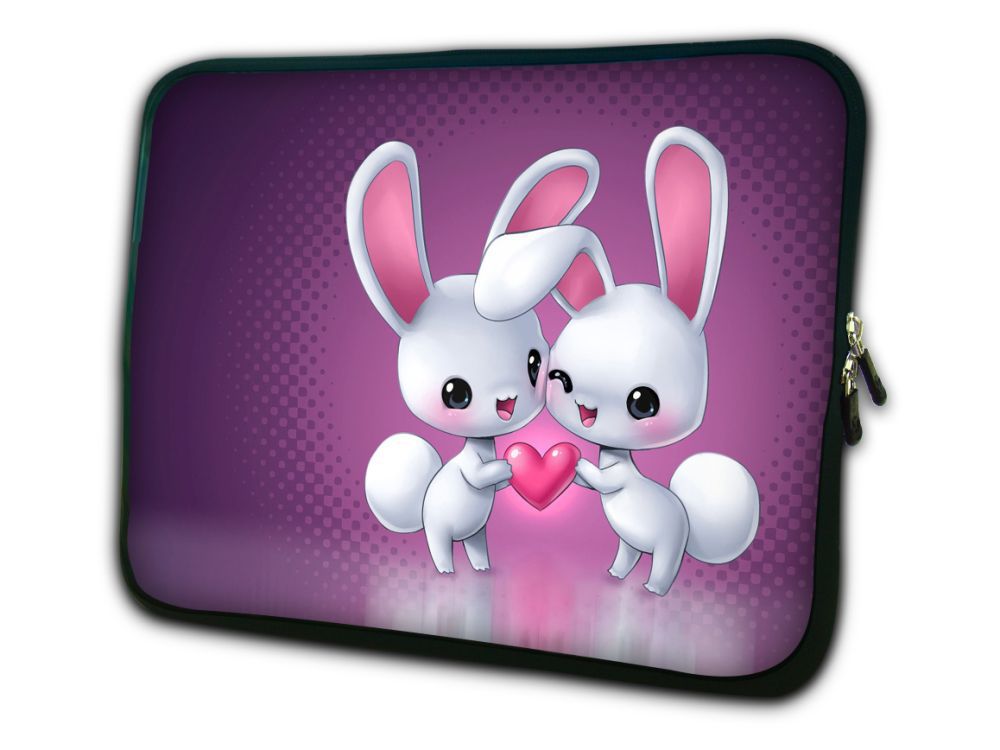 Rabbit 12" Laptop Soft Neoprene Sleeve Bag Case For Samsung Google 11.6" Chromebook,11.6" Acer