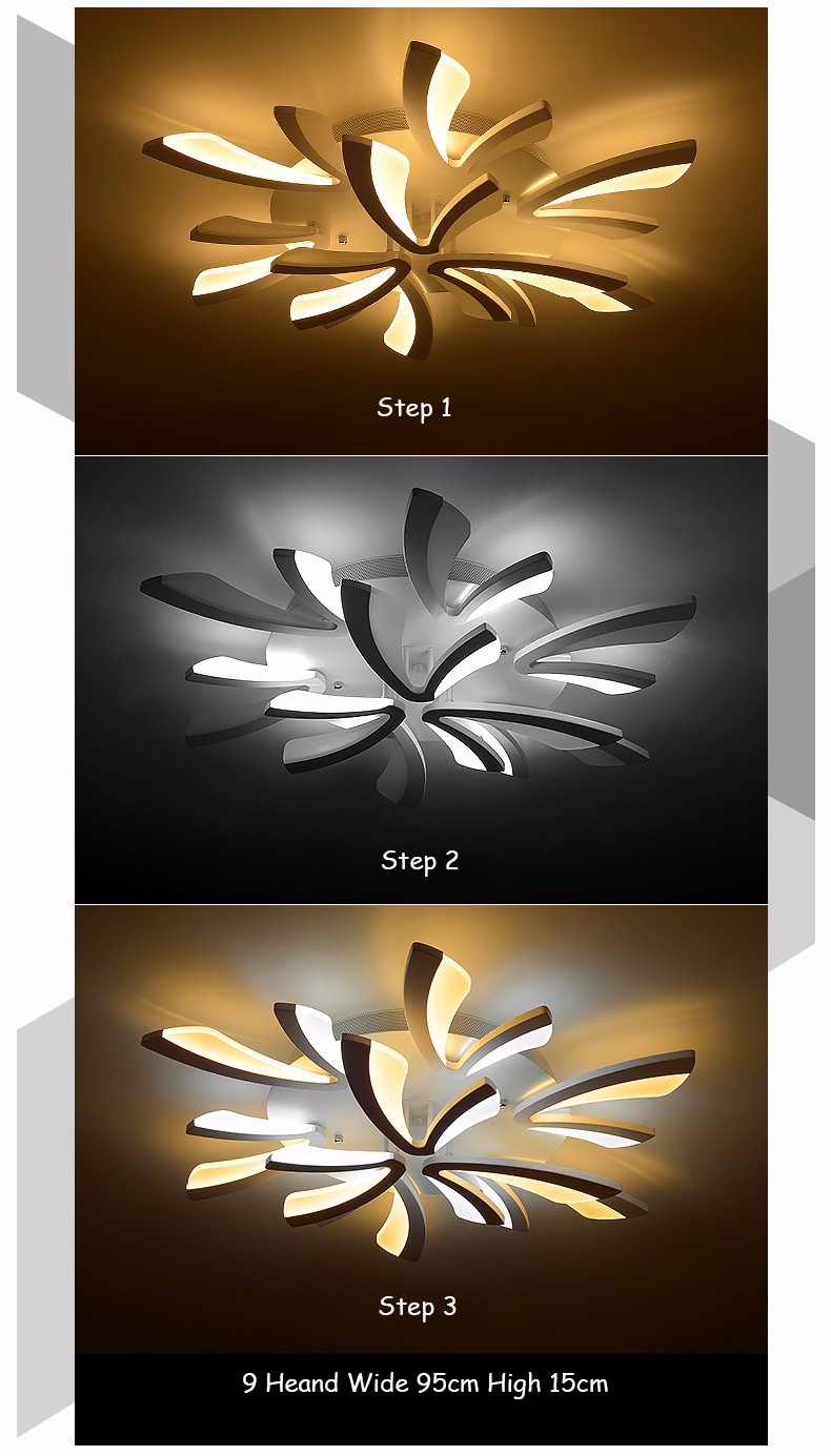 Lamparas De Techo Luz de Techo moderna Plafoniere Lampara Techo Salón