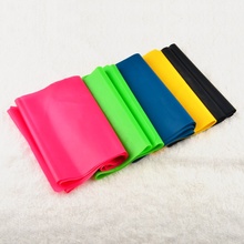 Wholesale Yoga Pilates Flat Latex Stretch fitness Resistance Band Exercise Fitness Band Training Therapy Band 