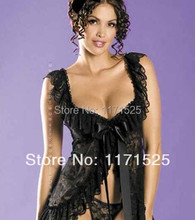 sexy lingerie special offer lady lace transparent sexy underwear set with G string