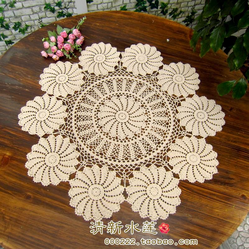 crochet runner cloth table flower round for table.jpg table knitted 90 runner table round cutout  table