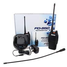 Portable Radio Walkie Talkie FDC FD 950 UHF400 470 16CH 10W Two Antenna LED Flashlight Rain