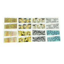 Attractive Tiger Snakeskin Colorful Sexy Leopard Pattern Water Decals Transfer Stickers on Nails Nail Art Fingernails