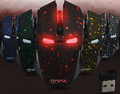 Wireless game silent mute luminous pervious to light the mouse wireless mouse 6 d save electricity