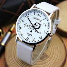 2016 Fashion YAZOLE Quartz Watch Women Leather Wrist Watches Ladies Wristwatch Casual quartz-watch Female Clock Relogio Feminino