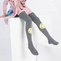 Autumn New Arrived High Quality Smiling Face Young Girls Leggings Windproof Children Leggings Kids Cotton Toursers