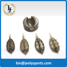 Free Shipping 4pcs set 30g 40g 50g 60g Carp fishing lead sinker feeder tackle