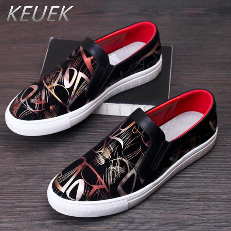 casual printed shoes for men