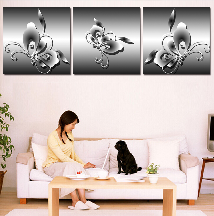 Online kopen wholesale zwart wit kunstwerk uit china zwart wit ... Italiaanse meubels slaapkamers