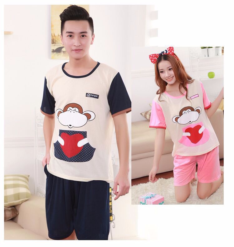 8 Family Matching Clothes Short Sleeve Tops+Shorts Family Set Clothes Printing Monkey Mother Daughter Family Matching Clothes