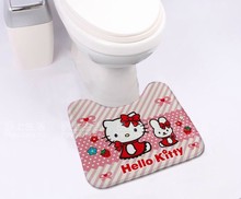 Hello Kitty Cute Cartoon Bath Mats Potty Toilet U Shaped U Shaped