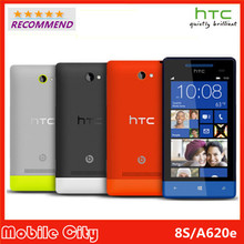 HTC Windows Phone 8S A620e Original Unlocked Cell phone Win8 3G GPS WIFI 4.0”TouchScreen 5MP camera Free Shipping