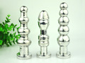 3 in1 set 3 style Stainless steel butt plug G spot vagina anal Stimulating massage anal