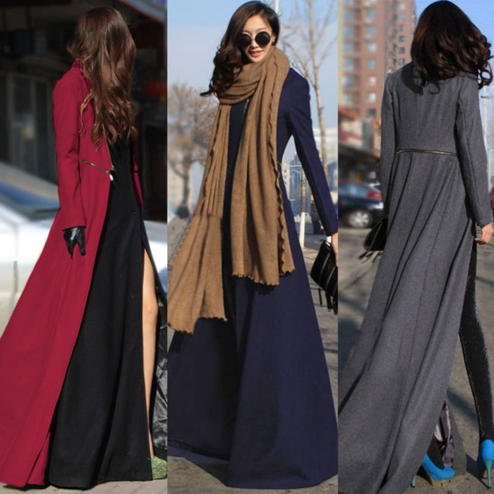 Online Buy Wholesale long dress coats women from China long dress ...
