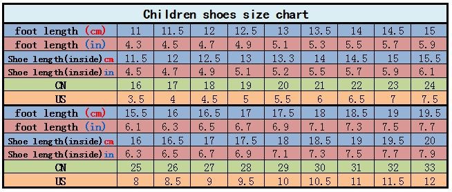 children shoes size2