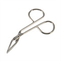 2015 New 1pcs Scissors Flat Tip Eyebrow Tweezer Clamp Clipper Stainless Steel Hair Remove Hot Selling