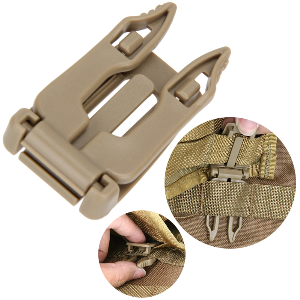 5pcs nylon shackle carabiner d-ring clip webbing backpack buckle shoes buch3