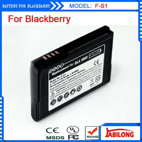Cheap Price Good Quality 1270mAh F-S1 Mobile Battery for Blackberry Torch 9800 9810 Free Shipping