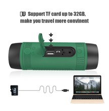 Good quality Zealot S1 Bluetooth power bank Speaker and 4000mah LED light for Outdoor Sport and 3IN 1 function