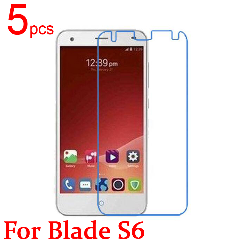 5pcs Gloss Ultra Clear LCD Screen Protector Film Cover For ZTE Blade S6 5 0 Protective