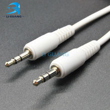 10pcs Cable 3.5 mm Male to Male Stereo Audio Extension Flat Cable For Mobile Phone Tablet PC MP3 Mp4 Player and Car Stereo