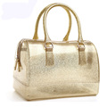 2016 new fur Jelly women messenger bags feminine fashion leisure crystal handbag crossbody bag makeup bag