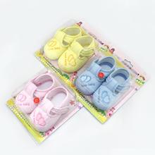 2015 Cotton Lovely Baby Shoes Toddler Unisex Soft Sole Skid proof Kids First Walkers prewalker 0