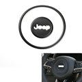 2pcs set Aluminum Steering Wheel Decorative Trim Frame Cover for Renegade 2014 2016 Car Styling Covers